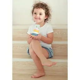 Розвиваюча іграшка Viga Toys Пірамідка PolarB Білий ведмідь (44005) - мініатюра 4