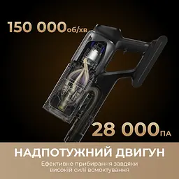 Бездротовий пилосос Dreame Z30 Animal - мініатюра 5