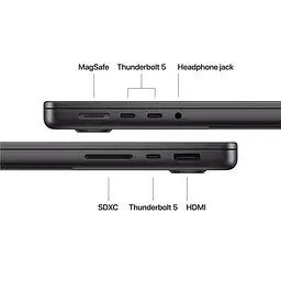 Ноутбук Apple MacBook Pro A3426 (14, Apple M5 Pro, 48 GB, 1 TB, UMA, DOS) Space Black (Z1ML001TJ) - мініатюра 6