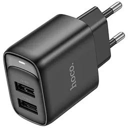 МЗП Hoco C141A Smart 2.1A (2USB-A) Black - мініатюра 3