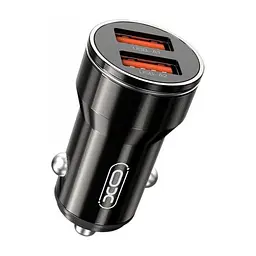 Зарядний пристрій XO 2xUSB 12W black (CC48.black)