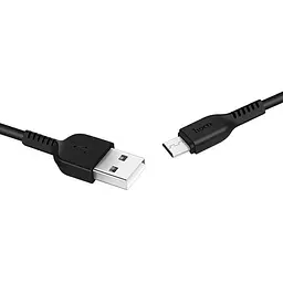 USB Cable Hoco X20 Flash Charged MicroUSB Black 1m - мініатюра 2