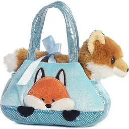 М'яка іграшка Aurora Fancy Pals Peek-A-Boo Fox Лисичка у сумці - мініатюра 3