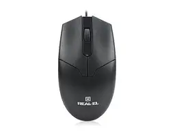 Миша REAL-EL RM-208 Black (EL123200030)