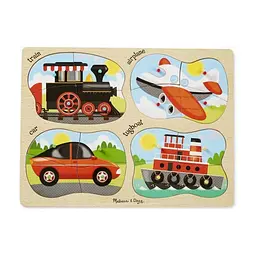 Пазл Melissa&Doug 4 в 1 Транспорт (MD9865)
