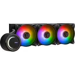 Система водяного охолодження MSI MAG CoreLiquid E360 Black - мініатюра 2