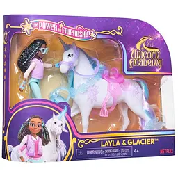 Набір з ляльки та єдинорога Unicorn Academy Лейла та Крижинка (SM23203/6072675) - мініатюра 2