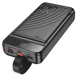 Універсальна зарядна батарея Hoco J123B 30000mAh Element PD20W+QC3.0(22.5W) Чорний - мініатюра 3