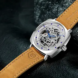 Наручний годинник чоловічий 8274 Silver Forsining acs0031399 - мініатюра 2