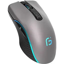 Мишка бездротова ігрова Gamousе X9 з акумулятором та підсвіткою Gray 2.4G Bluetooth