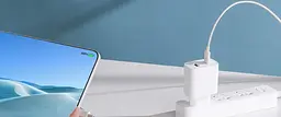 Мережевий зарядний пристрій Xiaomi Mi 33W / USB-A + USB-C (BHR4996GL) White [64703] - мініатюра 8