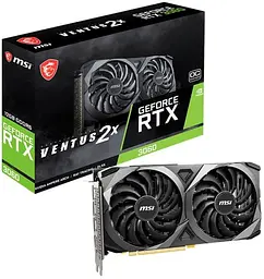 Відеокарта MSI RTX 3060 12Gb Ventus 2X OC LHR (RTX 3060 VENTUS 2X 12G OC) (GDDR6, 192 bit, PCI-E v4.0) Б/в - мініатюра 5