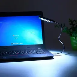 USB лампа для ноутбука 28 LED, білий - мініатюра 2