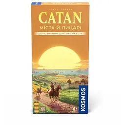 Настільна гра Rozum Катан: Міста й лицарі. Доповнення для 5-6 гравців (Catan: Cities & Knights - 5-6 Player Extension) (укр.) (R105UA)