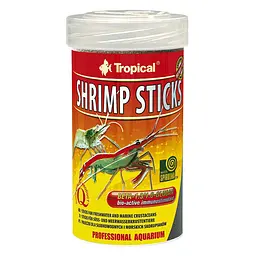 Сухий корм для креветок та раків Tropical в паличках Shrimp Sticks 100 мл