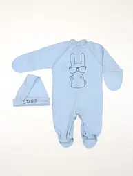 Комбінезон для малюків Mini Bos інтерлок блакитний зріст 56 см Lari - мініатюра 2