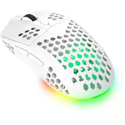 Миша бездротова Trust GXT 929W Helox, White, USB (2.4GHz), оптична, 800-4800 dpi, RGB підсвічування, 6 кнопок, акумулятор (25390) - мініатюра 2