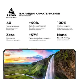 Захисне скло на Realme C75 4G/C75x 4G з олеофобним покриттям, Pro, повне проклеювання, антистатичний і пиловідштовхуючий шар, 9H, самоклеючеся, 2.5D, на весь екран, антистатичний клей, ArmorStandart (ARM82888) - мініатюра 5