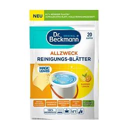 Серветки для миття підлоги Dr. Beckmann Summer Lemon 20 шт. 44 г (4008455097411)