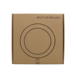 Кільцева світлодіодна LED лампа Flat Ring 8" Black - мініатюра 4