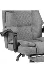 Офісне крісло GT Racer (B-2514 Fabric Dark Gray) - мініатюра 5