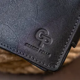 Чоловічий шкіряний гаманець Grande Pelle 9х11.5х3 см acs0015038 - мініатюра 10