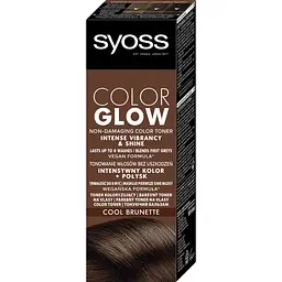 Тонувальний бальзам для волосся Syoss Color Glow Холодний каштановий 100 мл (2806387)