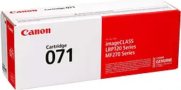 Картридж Canon 071 MF272dw/275dw/LBP122dw Black 1200 стор. teh0018671 - мініатюра 3