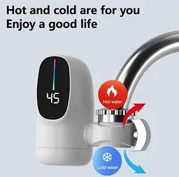 Водонагрівач WATER HEATER ZSW-D03 • Електрична насадка на кран з проточним водонагрівачем і LCD дисплеєм - мініатюра 5