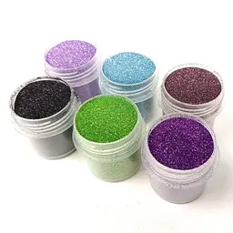 Набір гліттеру для біо-тату Великий № 4 Fresh Tattoo glitter-set-big-6x-4, 6 штук по 12 мл - мініатюра 2