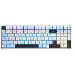 Клавіатура Aula S100pro RGB KRGD Brown Switch Wireless/Bluetooth/Type-C UA White/Black (6948391205755)