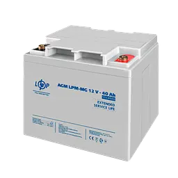 Акумулятор мультигелевий LPM-MG 12V - 40 Ah - мініатюра 4