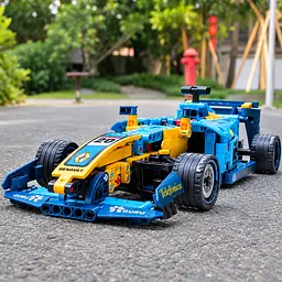 Модель Формули-1 Renault R25 Конструктор GBL 511 деталей Гоночний болід Інерційна машинка для складання - мініатюра 3