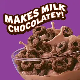 Сухий сніданок Kellogg's Cocoa Loops Makes Milk Chocolatey 470г - мініатюра 4