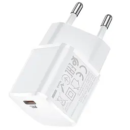 Зарядний пристрій Hoco N10 Type-C PD 20W білий - мініатюра 3