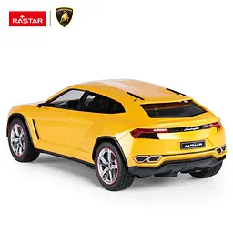 Машинка Lamborghini URUS жовтий RASTAR модель 1:14 Автомобіль на дистанційному керуванні + пульт - мініатюра 4