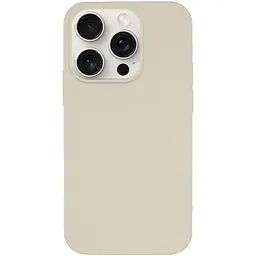 Чохол Epik Silicone Case Full Protective AA NO LOGO для Apple iPhone 14 Pro Max 6.7" Бежевий/Antique White