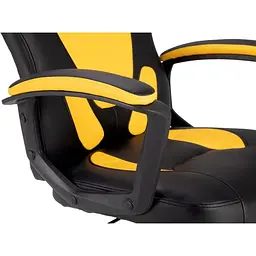 Геймерське дитяче крісло GT Racer чорне з жовтим (X-1414 Black/Yellow) - мініатюра 4