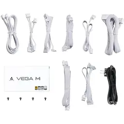 БЖ 1000W Chieftec VEGA M PPG-1000-CW ATX 3.1 135mm, 80+ Gold, Fully modular, WHITE, Retail (PPG-1000-CW)
