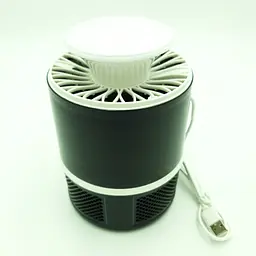 Лампа пастка для комарів нищівник комах 5 Вт USB Mosquito Killer Lamp чорна