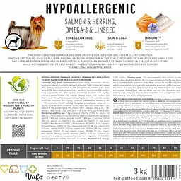 Сухий корм Brit Care Dog Hypoallergenic Dog Show Champion для виставкових собак, з лососем і оселедцем, 12 кг - мініатюра 7