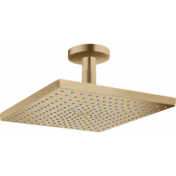 Верхній душ Hansgrohe Raindance Select E 300 1jet Air з тримачем до стелі Brushed Bronze 26250140, Бронза