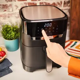 Мультипіч Tefal Easy Fry & Grill Precision 1550Вт 42л сенсорне керування 8 програм гриль пластик чорний - мініатюра 2