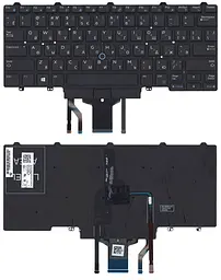 Клавіатура для ноутбука Dell Latitude (E5470, E7470) Black з підсвічуванням (Light), (No Frame)