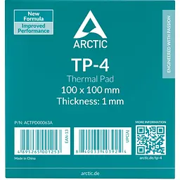 Термоінтерфейс Arctic Thermal Pad TP-4 100x100x1mm ACTPD00063A - мініатюра 3