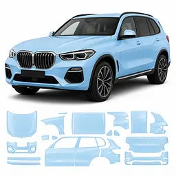 Антигравійна захисна бронеплівка за лекалами для BMW X5 G05 2018-2023 - повний кузов