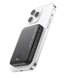 Магнітна батарея Anker MagGo 321 Magnetic Magsafe Powerbank 5000 mAh Повербанк з бездротовою зарядкою чорний - мініатюра 3