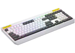 Клавіатура ігрова мембранна HATOR HTK-405UA USB Icefall White-Grey - мініатюра 2