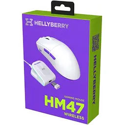 Мишка Hator Hellyberry HM47 Wireless White/Violet (HM47_white_violet) - мініатюра 7