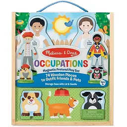 Набір Melissa & Doug Діяльність з магнітними фігурками дерев'яний (MD9309)